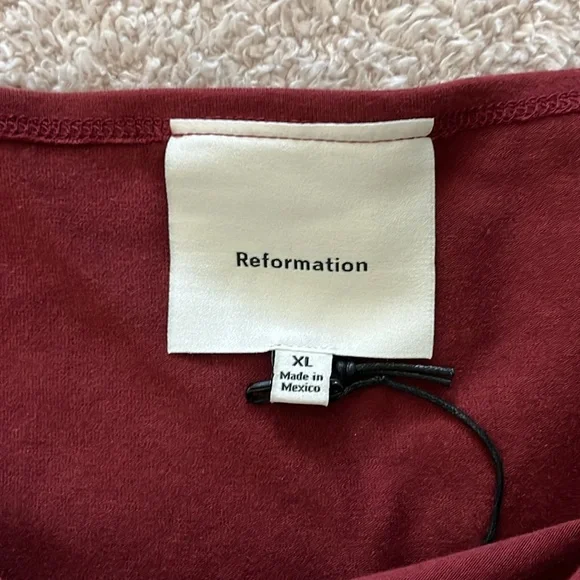 NEW Reformation Mayve Knit Dress Size XL - Picture 4 of 6